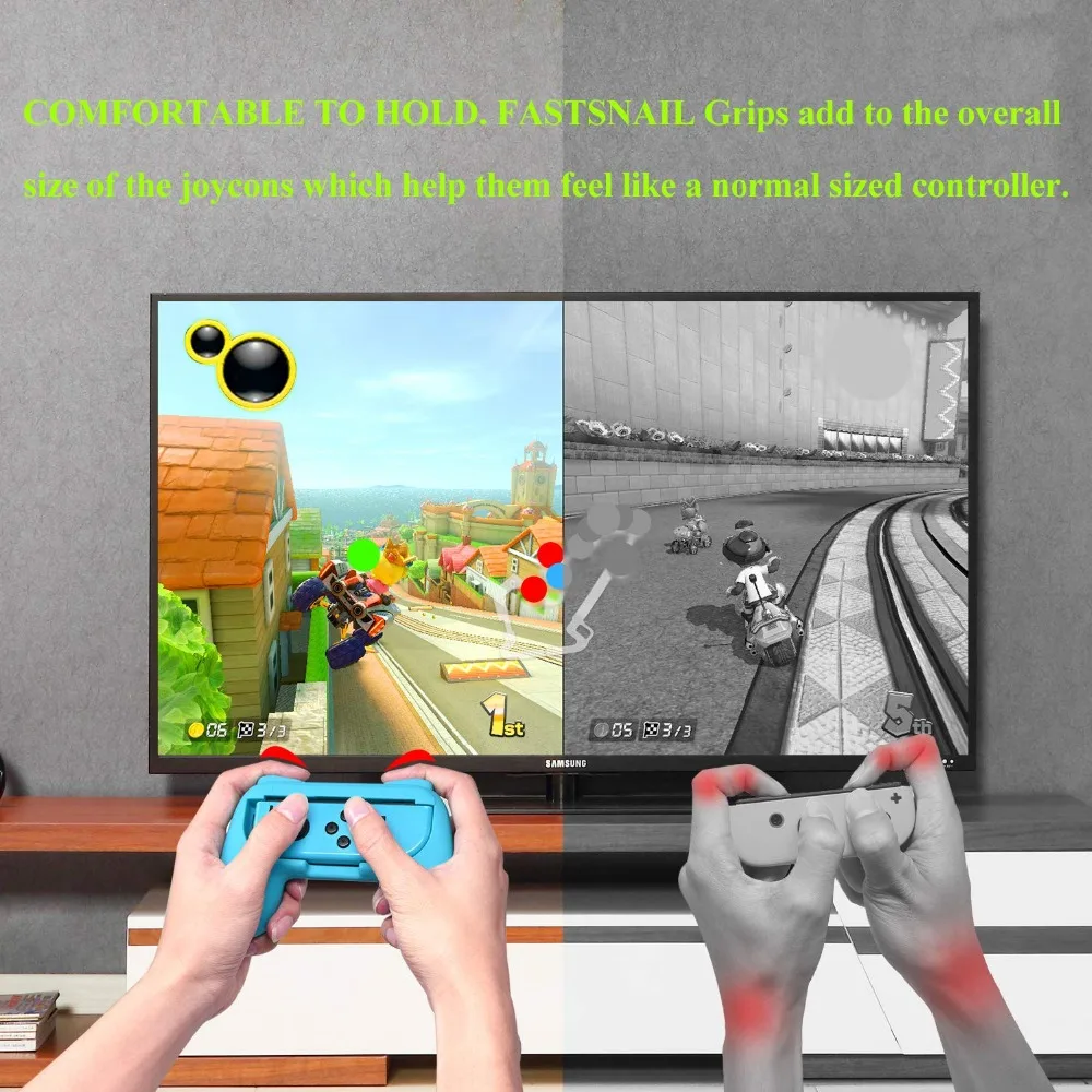Из 2 предметов набор Joycon кронштейн держатель ручки Для Nintendo Switch NS Joy-Con контроллер