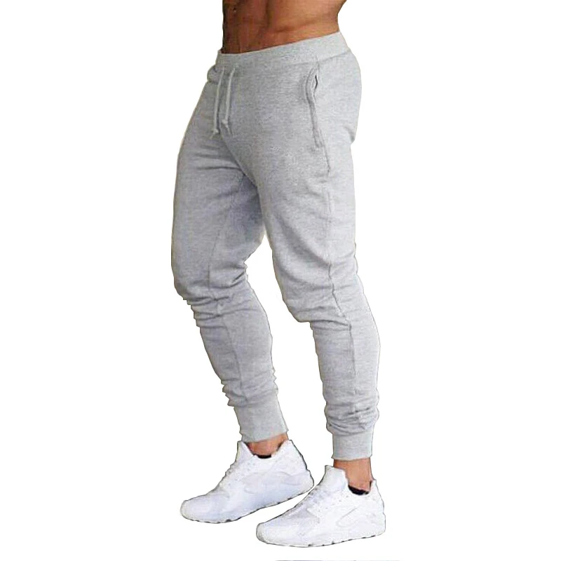 

Casual New Men's Joggers Pants 2021 Fitness Men Sportswear Tracksuit Bottoms Skinny Sweatpants Trousers Gyms Jogger Track Pants
