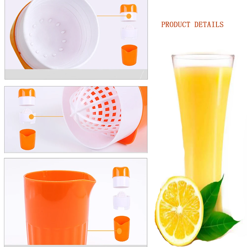 Портативная ручная соковыжималка для цитрусовых апельсинов лимонов фруктов 100%