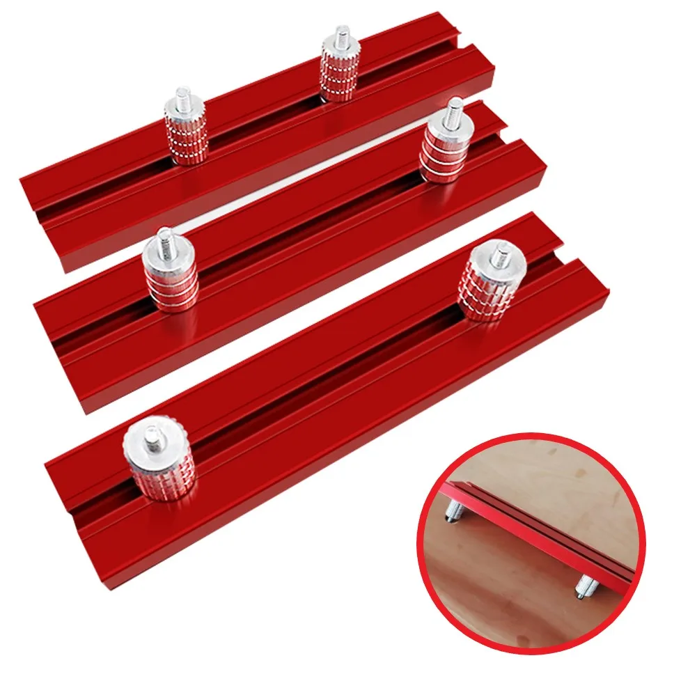 

15.8/17.8/19.8MM Dog Hole Woodworking Baffle With Adjustable Block Locating Plate Fixed Planing Stops Surface Dog Workbench Tool