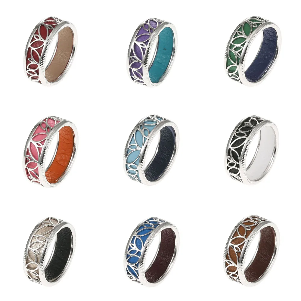 Женские Сменные полые кольца Cremo Bague Femme Cuir женские аксессуары для вечеринки
