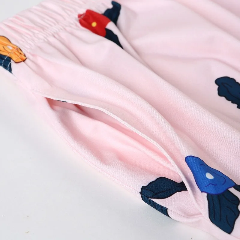 4XL Plus Size Summer Women Pajama Sets Nice Short Sleeve Pajamas Pink Soft Pyjamas Sleepwear Autumn Shorts Homewear