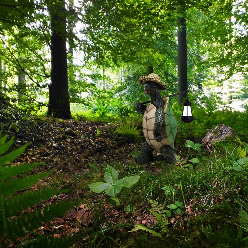 

Traveling Tortoise Micro Landscape Diy Home Decor Miniature Fairy Garden Ornament Decoration Accessories Modern Gift Wholesale