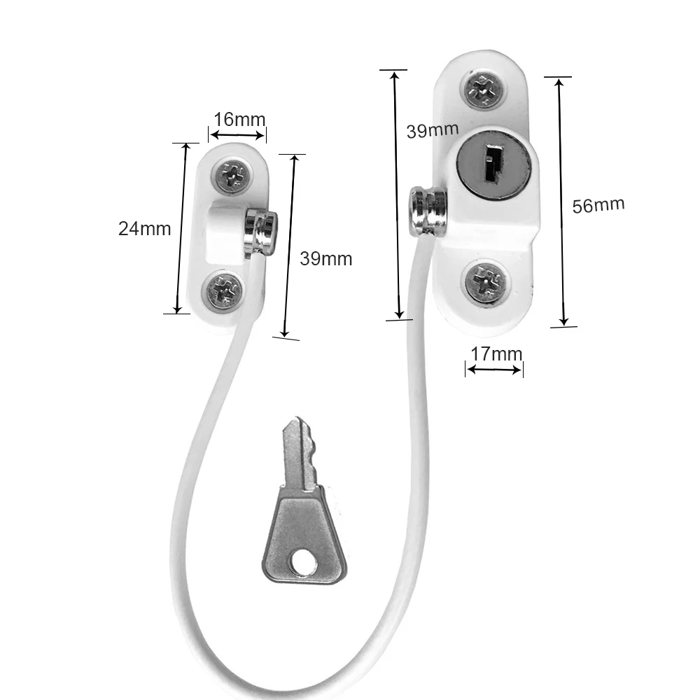 Замок цепочка для защиты окон раздвижная Блокировка ограничитель безопасности