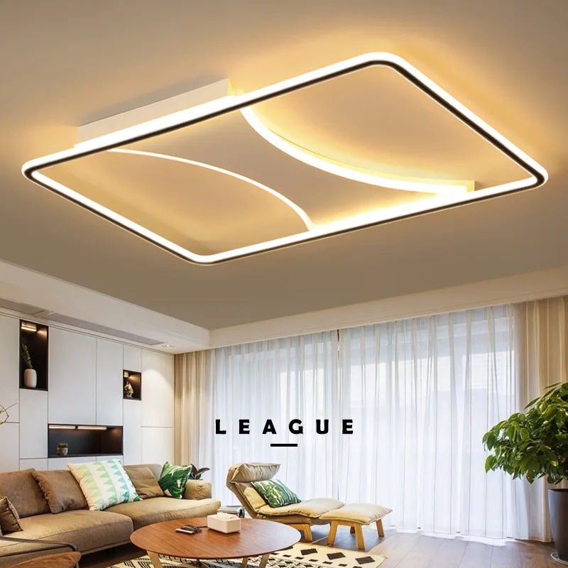 

modern Living Room Bedside Aluminum living room bedroom lighting light ceiling light fans E27 led ceiling lamps