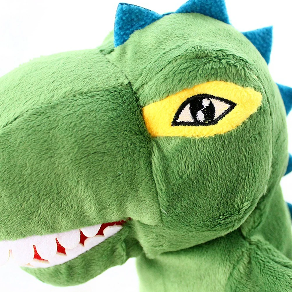 Мультяшный динозавр плюшевая ручная кукольная игрушка Интерактивная для