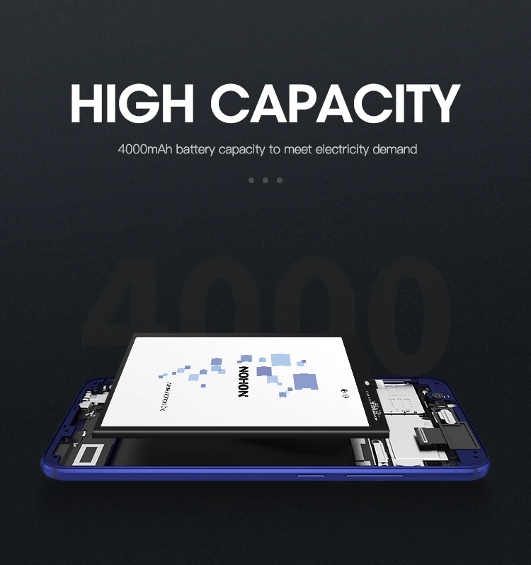 Nohon Батарея для huawei Honor V9 V10 6 7 4X 7X 7i HB376784ECW HB4242B4EBW HB494590EBC Mate10Lite Замена Bateria инструменты