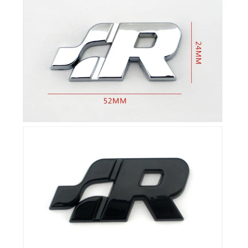 Пластиковая хромированная эмблема заднего багажника R32 R35 R36 для Volkswagen Teramont Bora Jetta