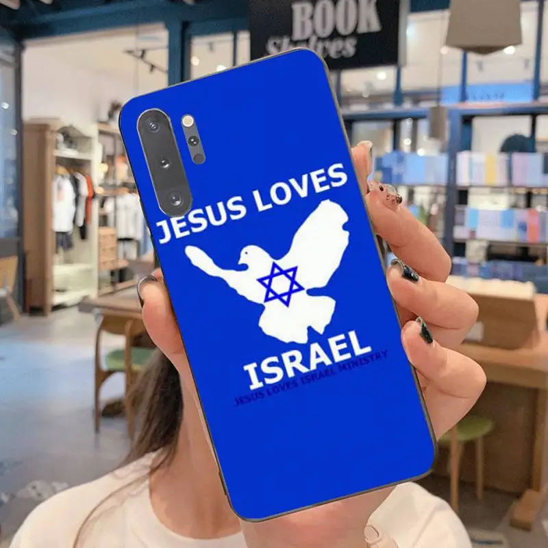 

Israel flag Customer High Quality Phone Case For Samsung Note 7 8 9 10 lite Plus Galaxy J7 J8 J6 Plus 2018 Prime
