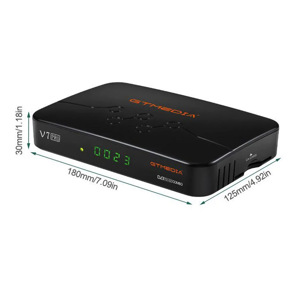 GTMEDIA V7 Pro спутниковый ТВ приемник DVB-S2 DVB-T2 декодер CA карта Поддержка Европа ccam T2MI