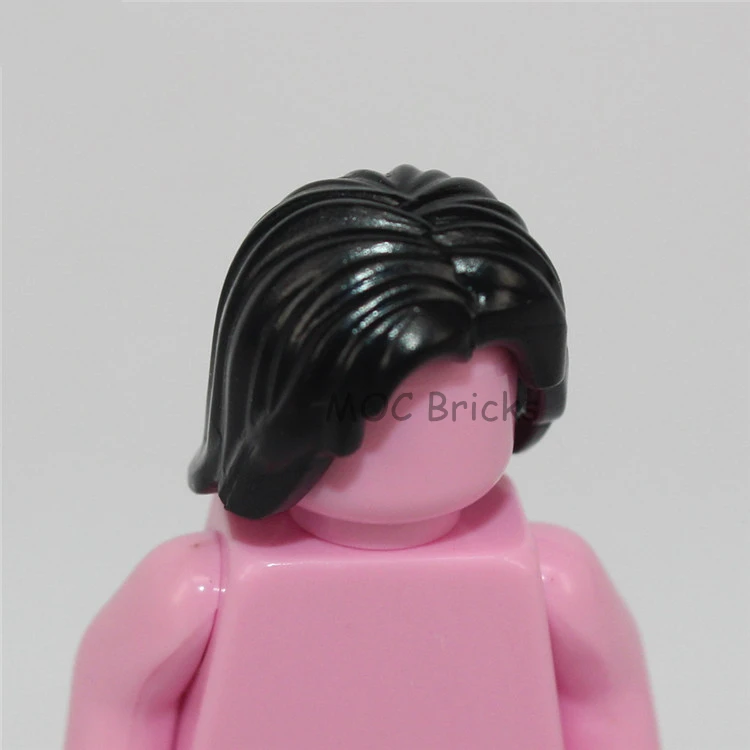 1009B 10 шт./лот кубики Moc DIY фигурки части мужские волосы Мини Аксессуары для кукол развивающие строительные блоки игрушки для детей рождественские подарки - Цвет: 1009B