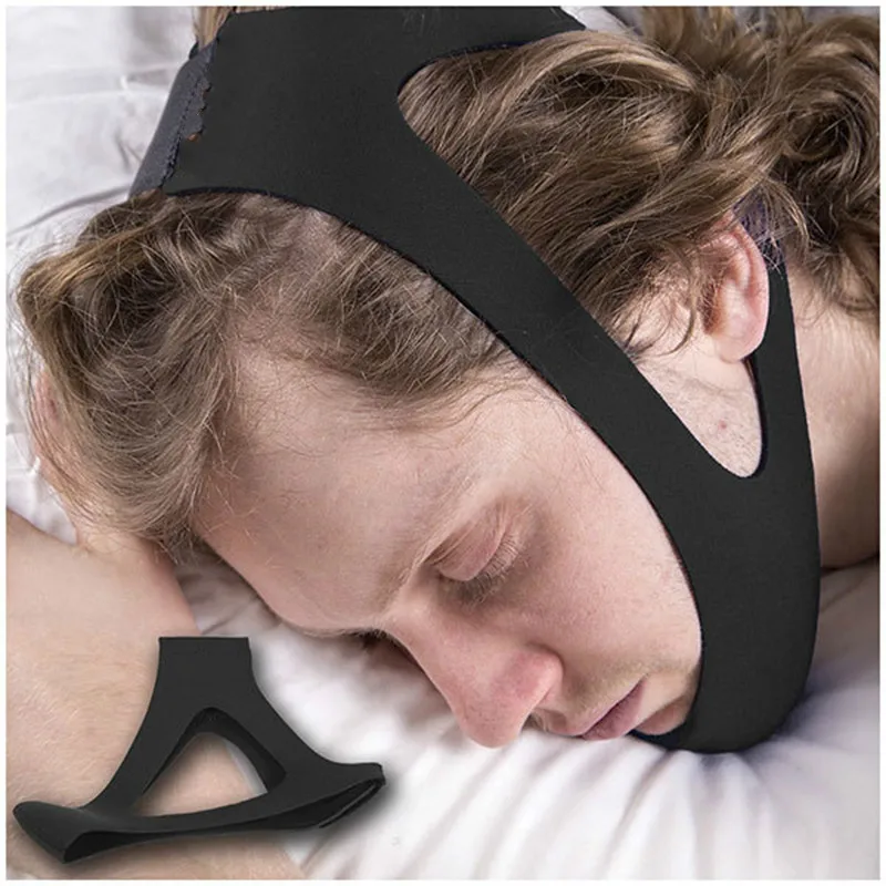 

New Neoprene Anti Snore Stop Snoring Chin Strap Belt Anti Apnea Jaw Solution Sleep Support Apnea Belt Sleeping Care Tools