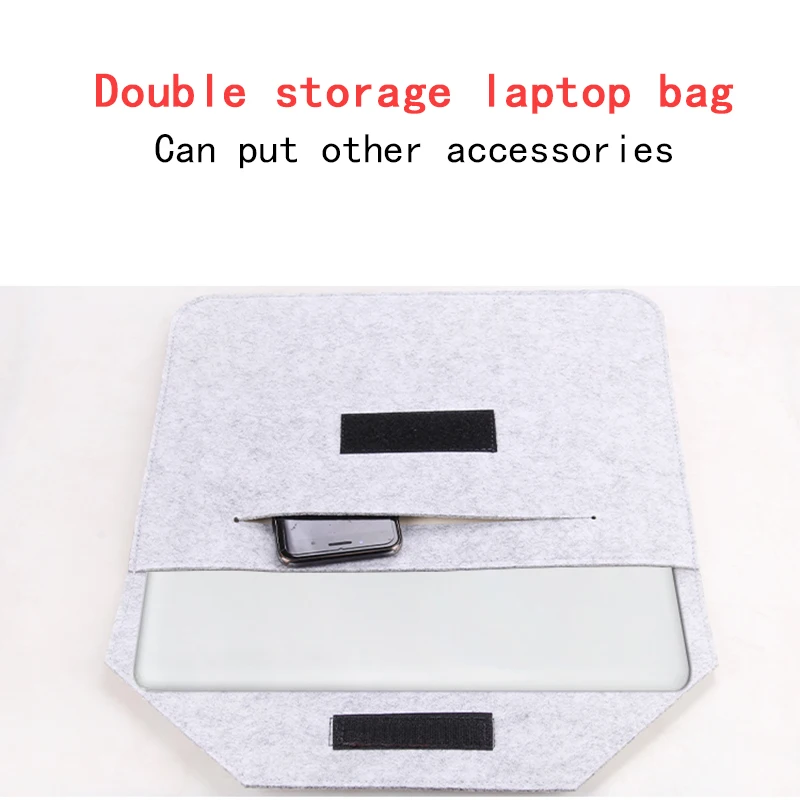 Шерстяной войлочный чехол для ноутбука сумка Macbook Air 13 2018 2019 11 12 New Pro 15 Touch Bar Xiaomi Mi