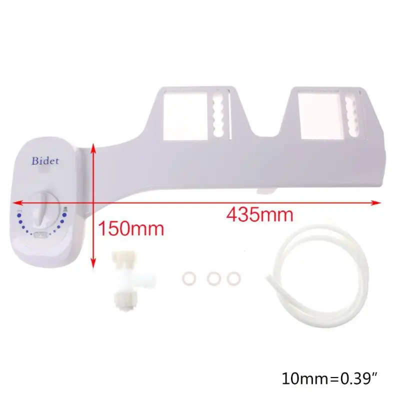 

Bidet Water Spray Non-Electric Mechanical Bidet Toilet Seat Attachment