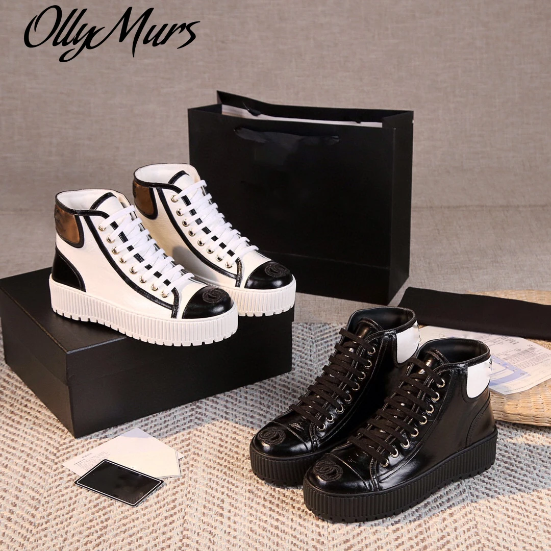 

Ollymurs Wolf New Botas femininas de luxo de grife de marca para veículos motorizados de couro feminino botas curtas sapatos