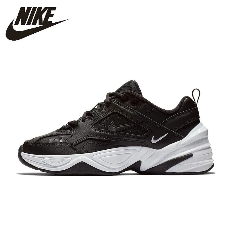 Оригинальные подлинные кроссовки для бега Nike M2K TEKNO, дышащие Нескользящие кроссовки унисекс# AO3108, новое поступление