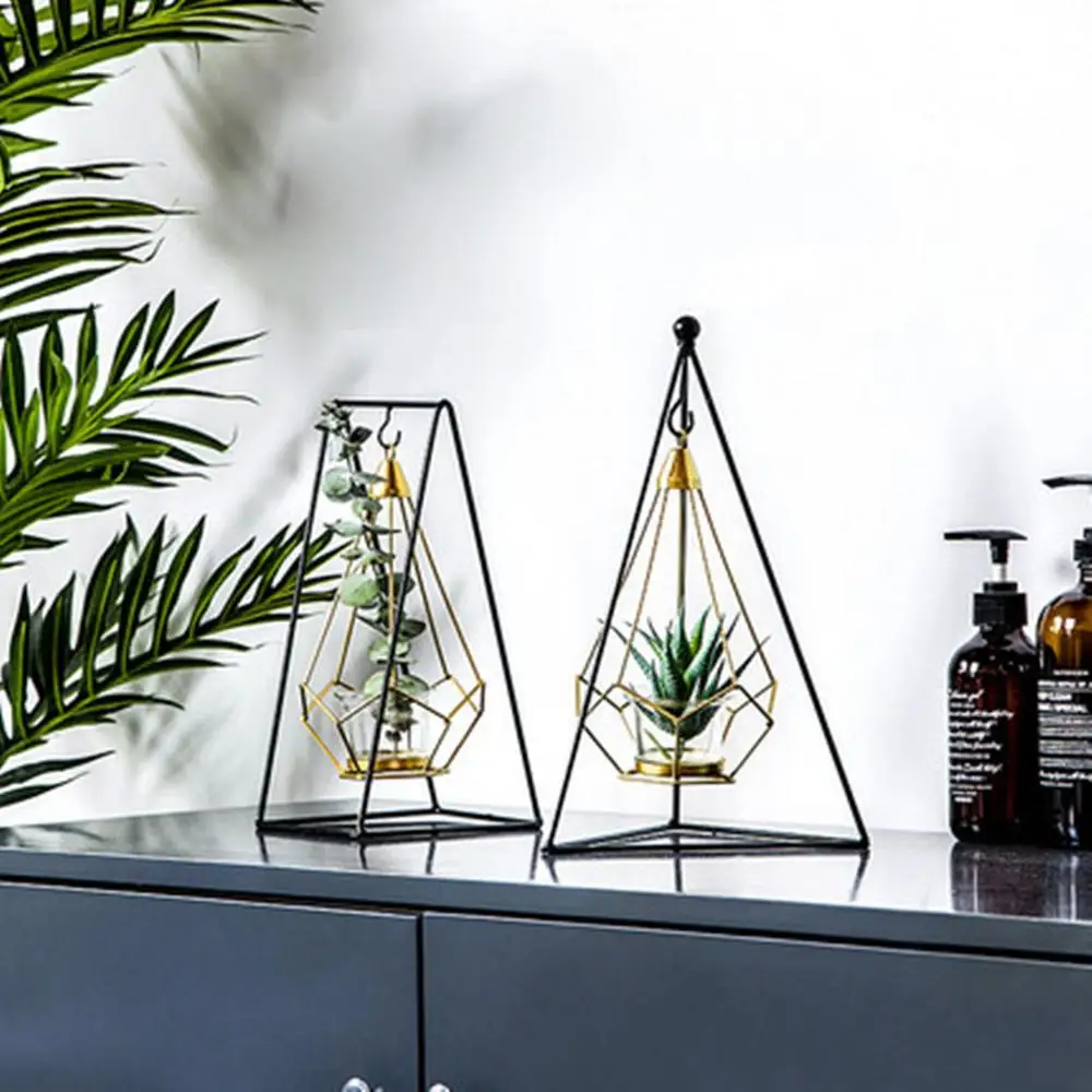 Простой Современный Железный подсвечник в скандинавском стиле гостиной дома