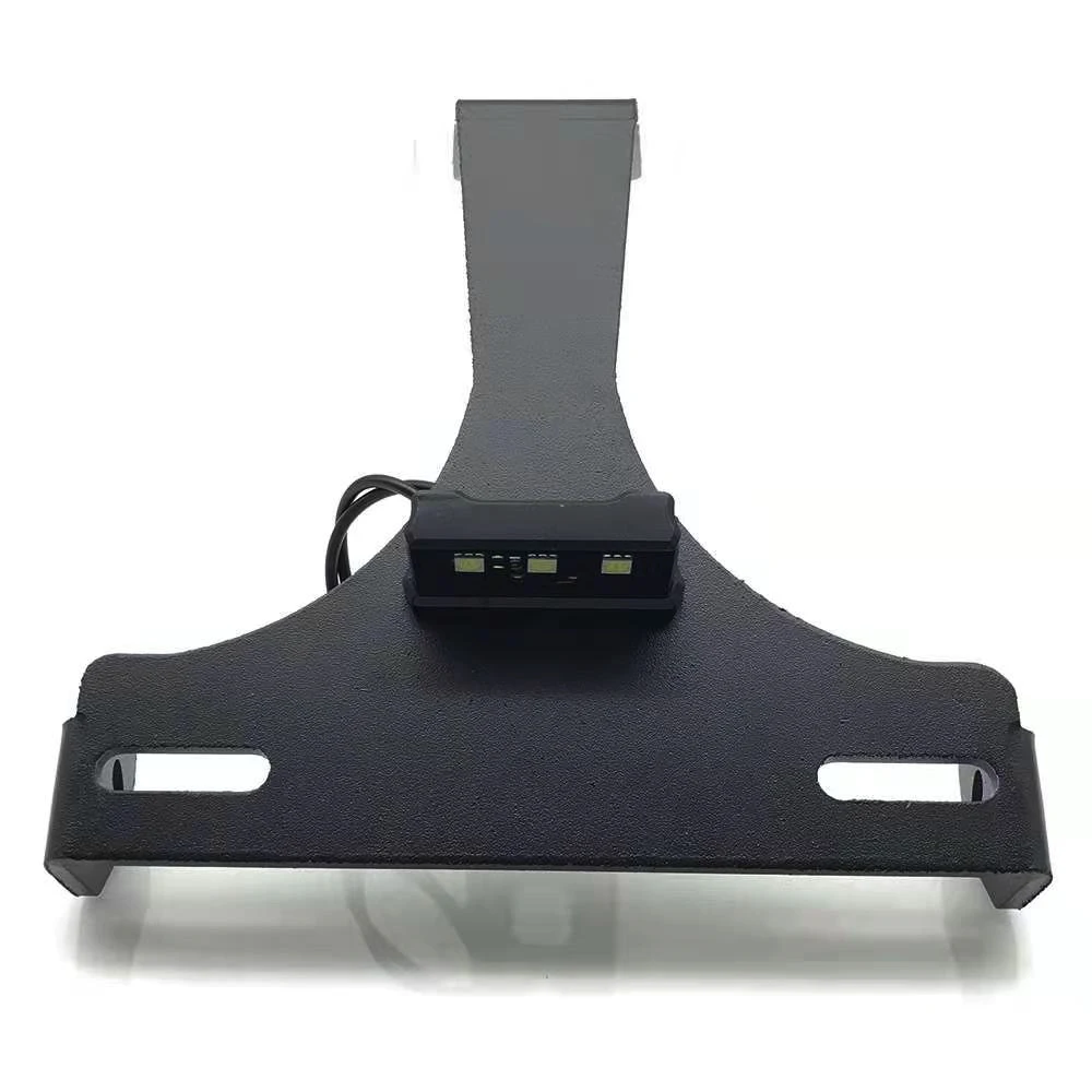 Мотоцикл задний держатель номерного знака Рамка Кронштейн с светодиодный