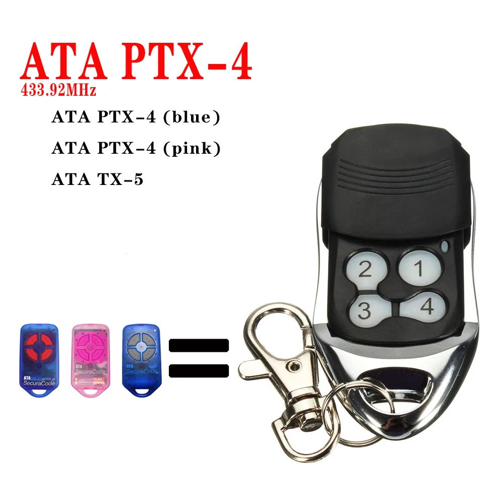 ATA PTX4 совместимый пульт дистанционного управления воротами Управление Гуо 2v 5/2v