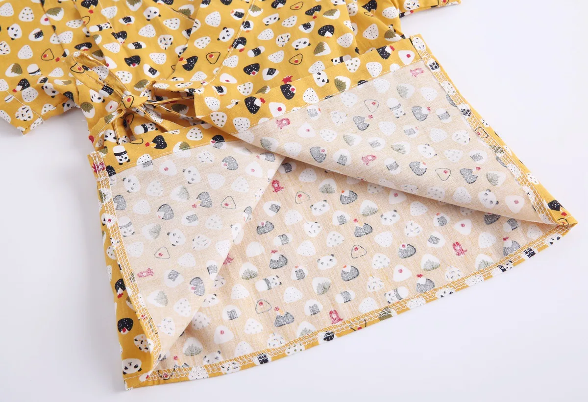 

Summer baby clothes Japanese kimono yukata robe newborn baby at home baby pajamas baby short-sleeved suit