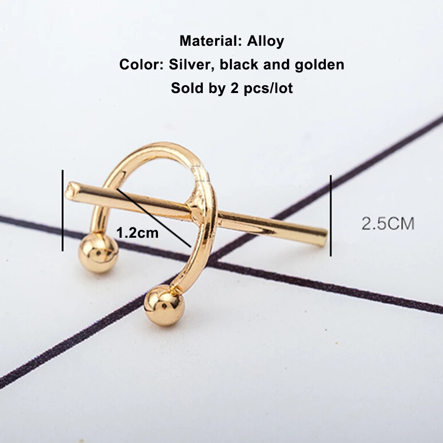 Новинка модные серьги каффы Starose 2 шт./лот Для Пирсинга Ушей завитка ушной