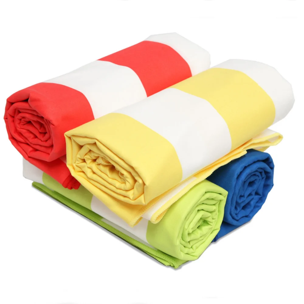 Пляжное полотенце из микрофибры быстросохнущее спортивное для гольфа бассейна