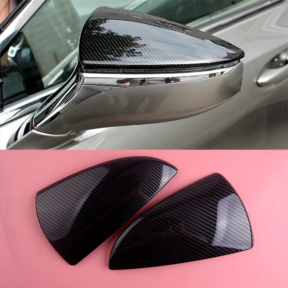 

Carbon Fiber Texture 2pcs Rearview Wing Mirror Cover Trim Fit For Lexus UX 200 250H ES 350 300H LC LS 500H 500 RC 350 300 RS F