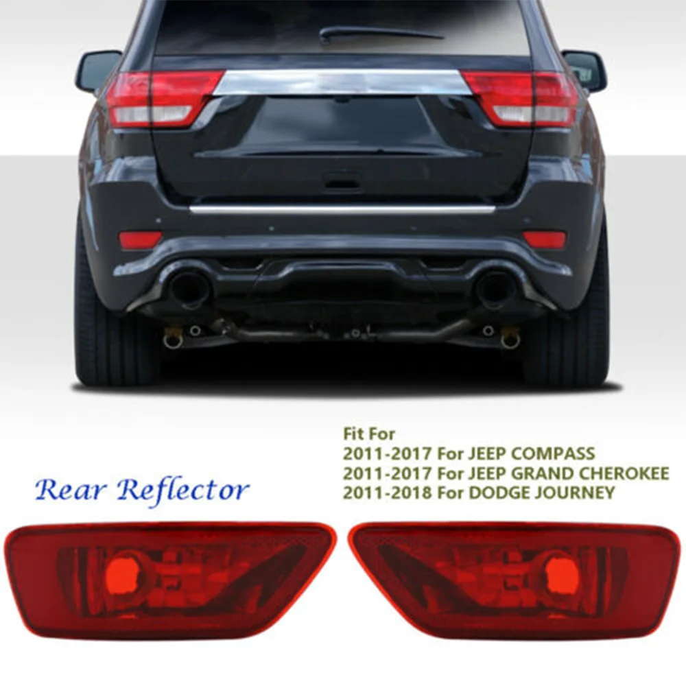 

Replacement Tail Bumper rear Lamp Fog Lights Reflector Housing For Jeep Compass Grand Cherokee 11-16 For Dodge Journey 11-16