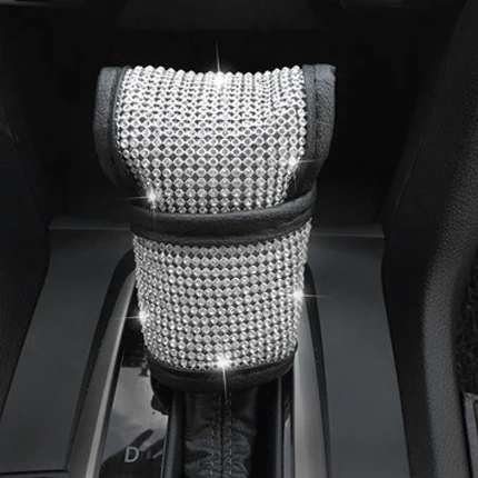 Gear Cover 1 Pcs Автомобильная подушка для шеи на сиденье защита Кристалл Авто подголовник поддержка отдыха путешествия чехол на рулевое колесо подголовник шеи талии подушка - Цвет: Gear Cover 1 Pcs