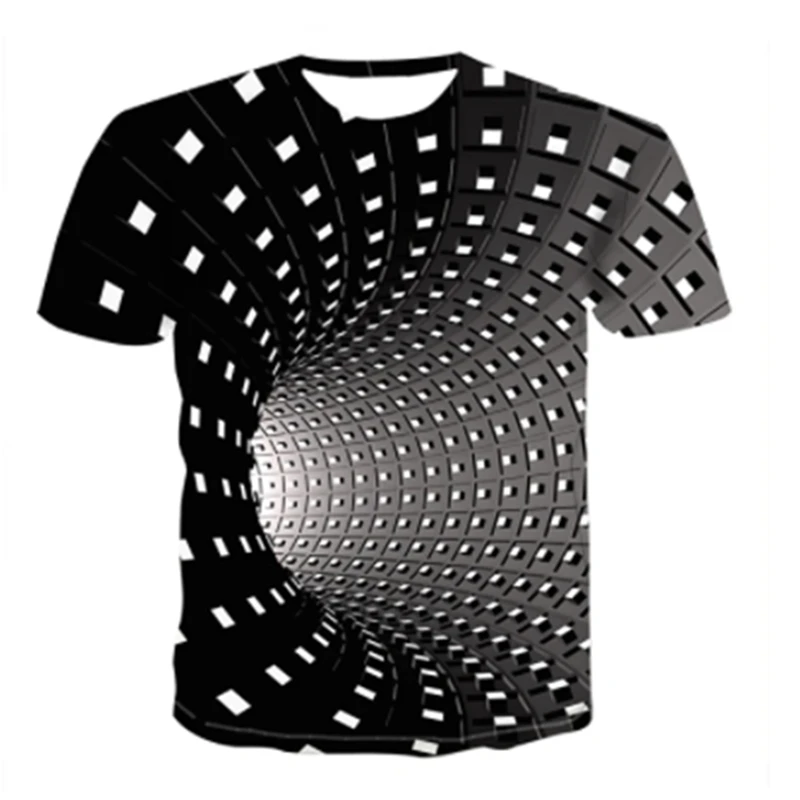 

3 D T-shirt Men's T-shirt 2021 New 3d t-shirt print men's and women's t-shirt t-shirt 3D hollow picture Fashion sports breathabl