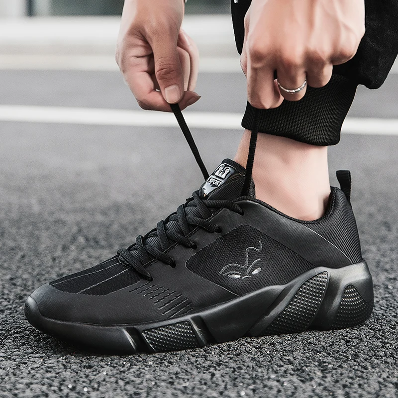 

Men's Shoes Portable Breathable Running Shoes Large Size Sneakers Comfortable Walking Jogging Casual Shoes