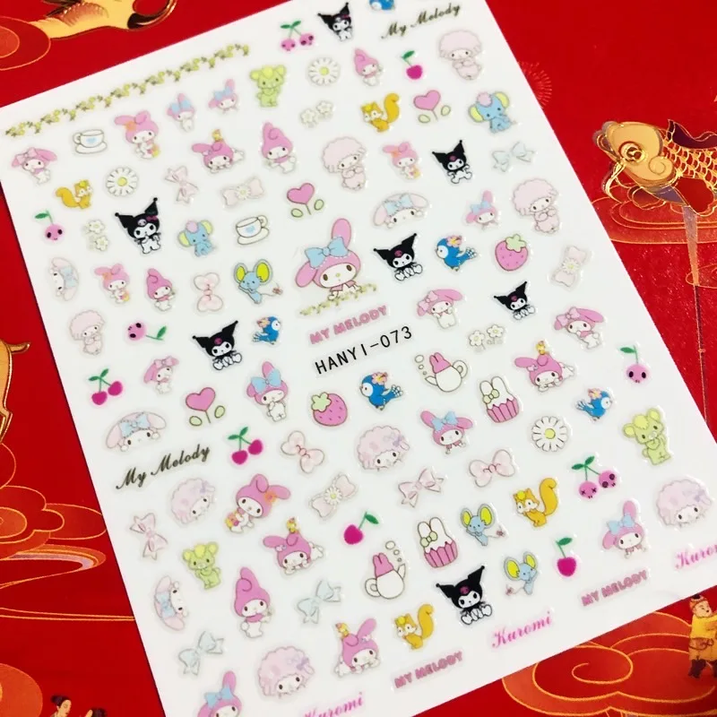 

Cartoon sexy 3D Back glue Nail decal Nail sticker Nail decoration Nail art Nail tool Nail ornament AR009