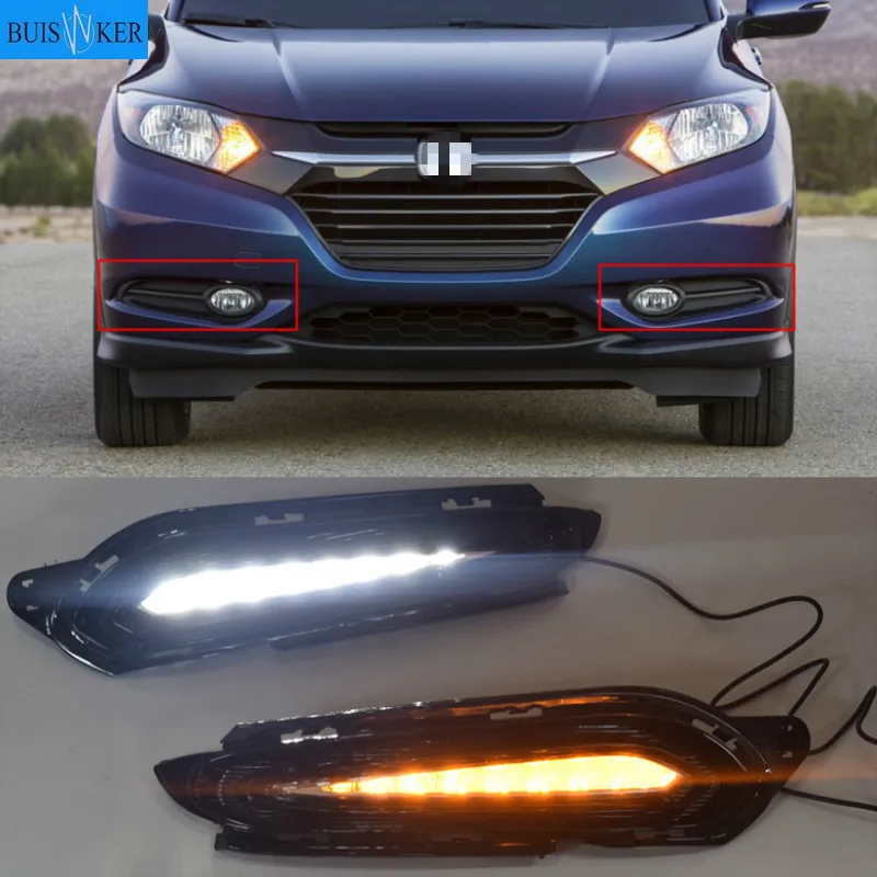 1 комплект для Honda HRV HR-V 2014 2015 2016 2017 2018 автомобильные светодиодсветодиодный