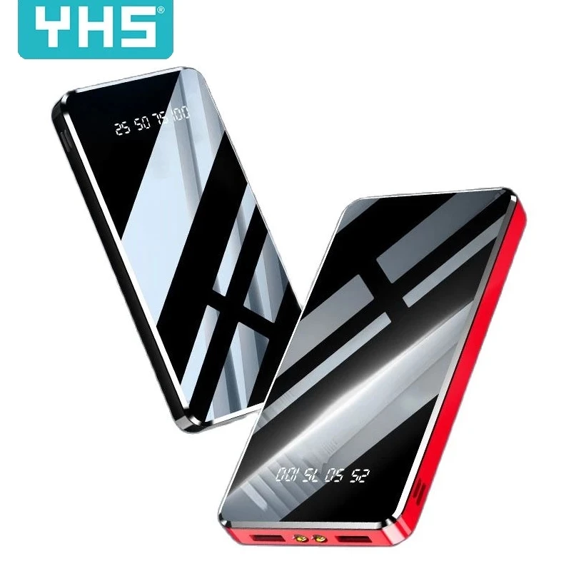 30000mah power bank portable phone charger powerbank outdoor travel lcd digital display led lighting poverbank for iphone 12 13 free global shipping