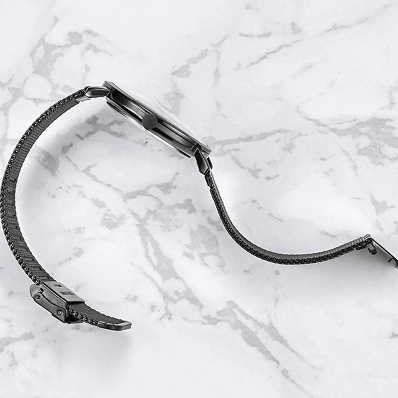 2019 LIGE Мужские часы от ведущего бренда роскошные кварцевые мужские с сетчатым