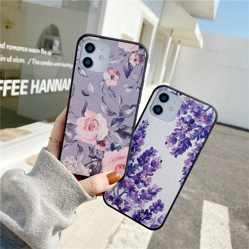 

Luxury Fashion Flower Case For Samsung A21S A50S A40S A30S A20S A10S A91 A81 A41 A31 A11 A01 Case Protective Back Cover Funda