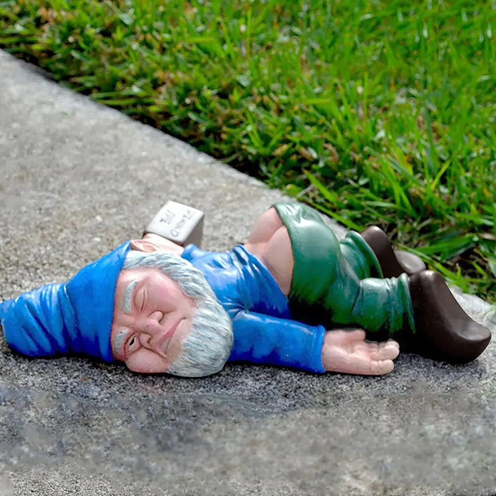 

Creative Drunk Dwarf Decoration Dwarf Garden Statue Resin Crafts Resin Decoration Home Decoration Party Accessories