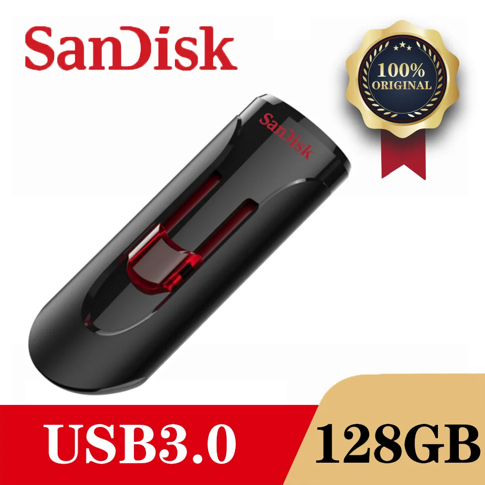 Флеш-накопитель SanDisk CZ600 флеш-накопитель на 128 ГБ 64 32 16 карта памяти | Компьютеры и