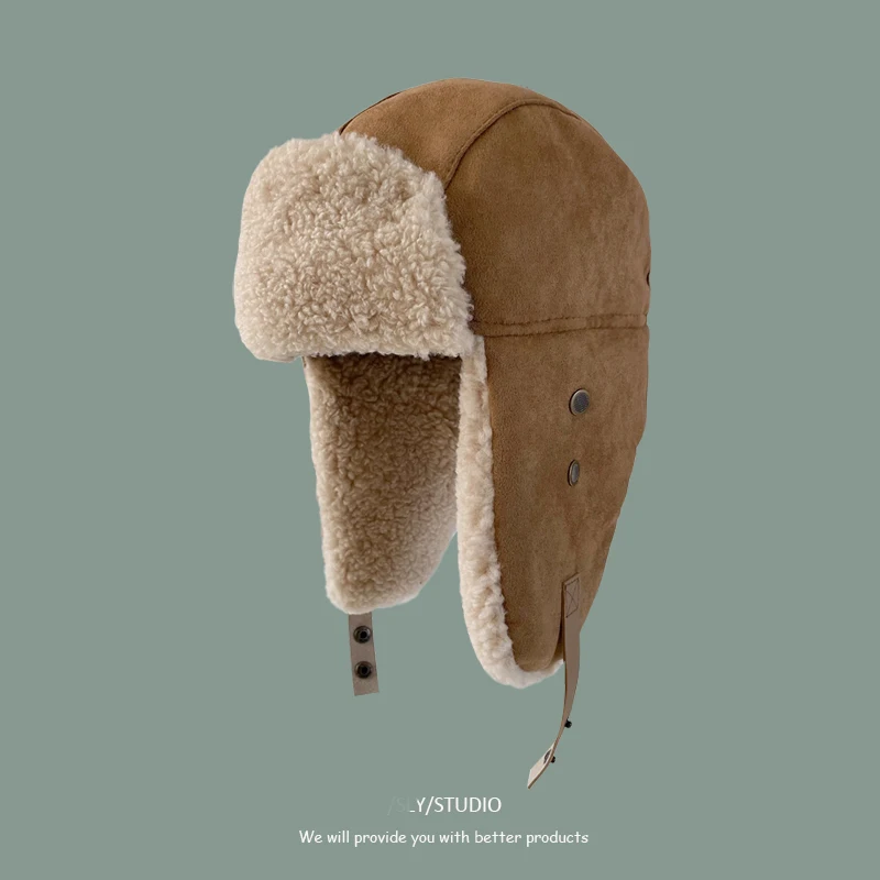 Новинка 2021 зимняя теплая шапка-бомбер Мужская русская советская армия флисовая