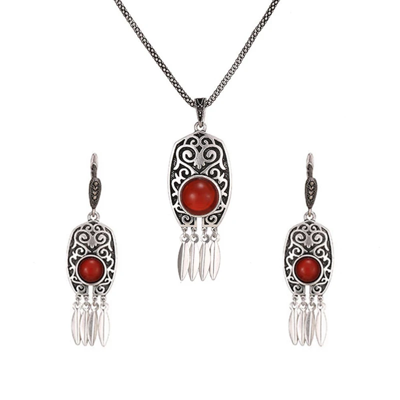 Набор винтажных ювелирных изделий с серебряным покрытием классические