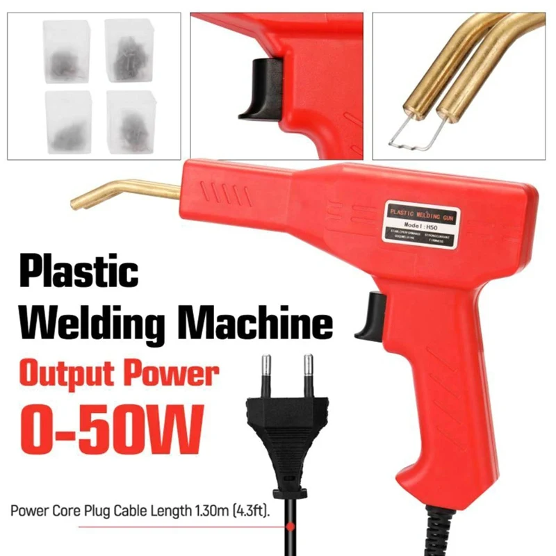 

Hot Staplers Machine Staple PVC Repairing Machine Car Bumper Welding Machine Repair Tool Set 50W Plastic Welder Garage Tools