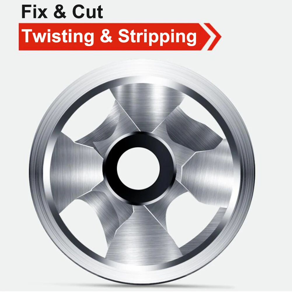 

Automatic Wire Stripper and Twister for Electric Drills Wire Twisting Tool Galvanized Steel Silver Wire Terminals Power Tools