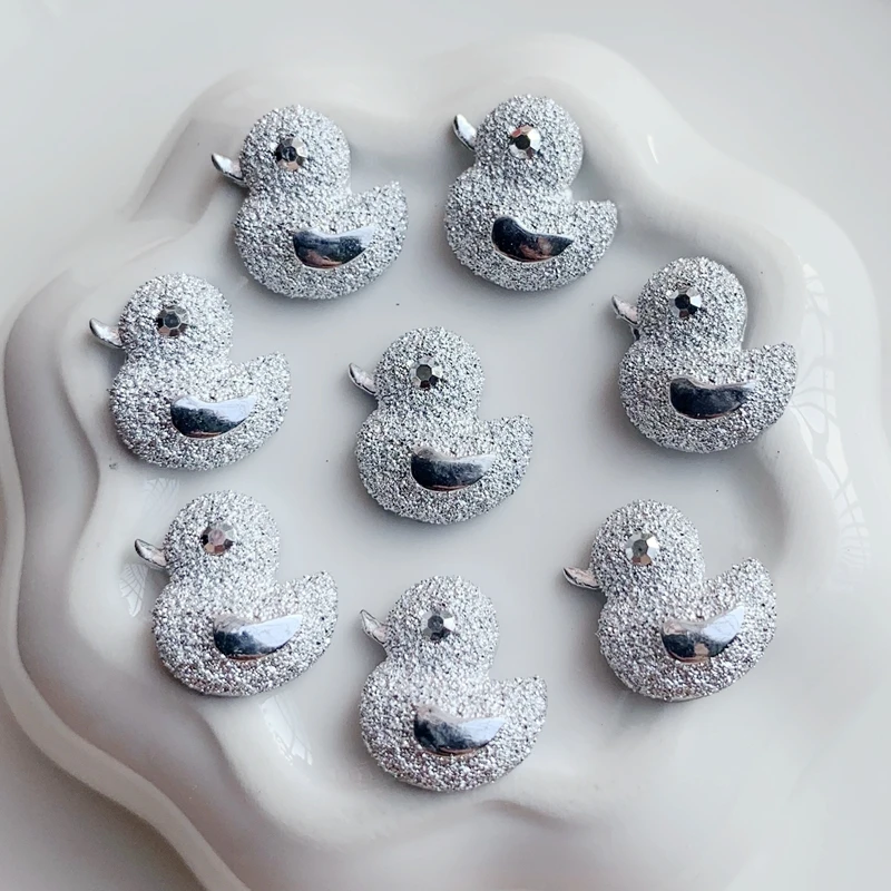 Самодельные сине-черные и серебряные стразы с плоским основанием драгоценные