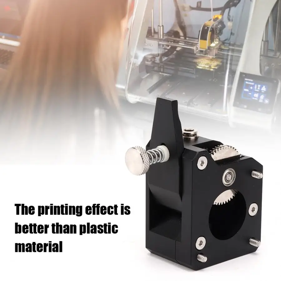 3D принтеры экструдер черный Алюминий двойной Шестерни Dual Drive вправо для Prusa I3 CR 10