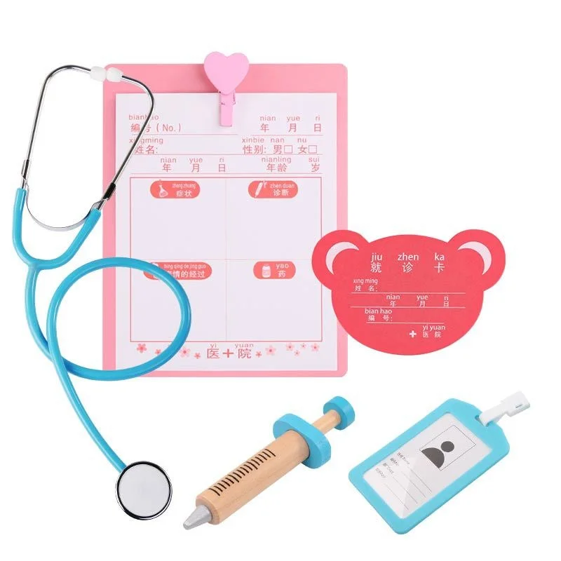 5-6Pcs Set Baby Toy Funny Play Real Life Cosplay Doctor Dentist Game Dokter Speelgoed Dental Pretend Doctors Children Toys Gift | Игрушки и