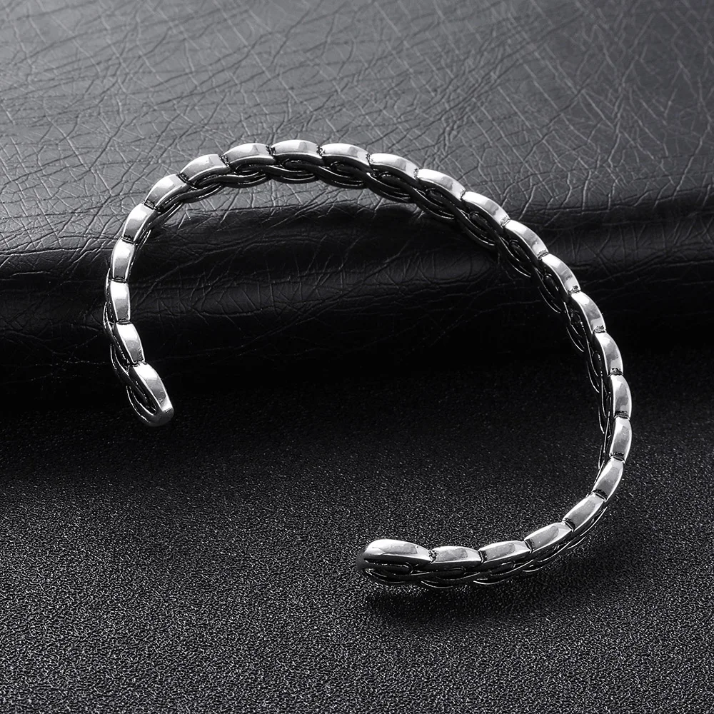 Стильный браслет в форме пшеницы для мужчин и женщин Браслет манжета Будды ретро