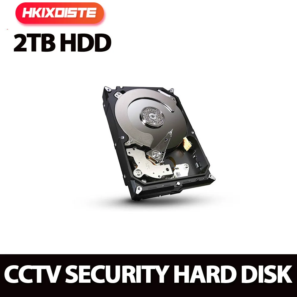 HKIDISTE SATAIII Hard Disk Drive HDD 2TB 2000GB 64MB 7200rpm for CCTV System DVR NVR Security Camera Video Surveillance Kits