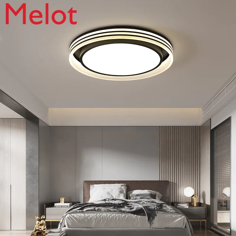 

Bedroom Led Ceiling Light round Bedroom Modern Simple Home Lamp in the Living Room Aisle Light Luxury Lamps