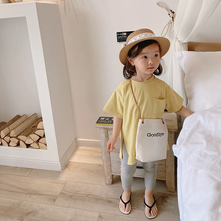 Новинка 2020 летняя футболка для маленьких девочек и мальчиков Детские Топы с