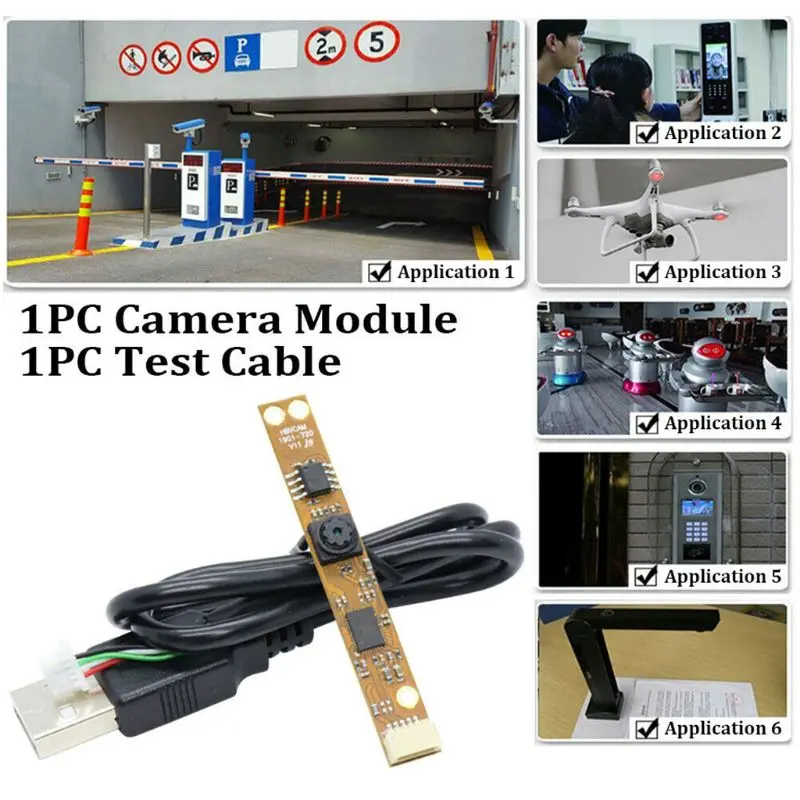 

PCB Camera Module 1 Megapixel QR Code Plug And Play 720P H-D 30fps OV9726 For Laptop For WinXP/7/8/10